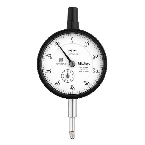 Mitutoyo 2046A  (0.01mm) Lug Back Shockproof Dial Indicator 0-10mm