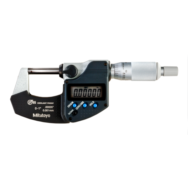 Mitutoyo 293-340-30 Digimatic Micrometer IP65 0-25mm (0-1″)