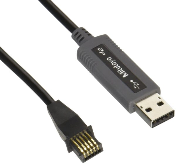 Mitutoyo 06AFM380F Digimatic USB Input Tool Direct (Digimatic to USB) Cable Straight