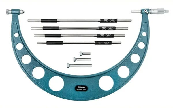 Mitutoyo 104-144A (0.01mm) Outside Micrometer Interchangeable Anvil 500-600mm - Image 2