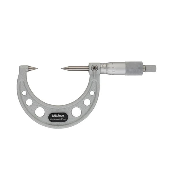 Mitutoyo 112-202 Hardened Tip Point Micrometer 25-50mm 30°