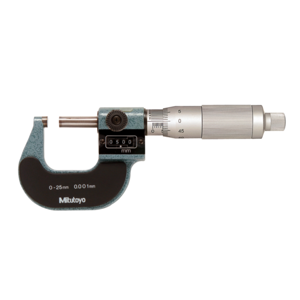 Mitutoyo 193-111 Mechanical Digit Counter Micrometer 0-25mm,0.001mm
