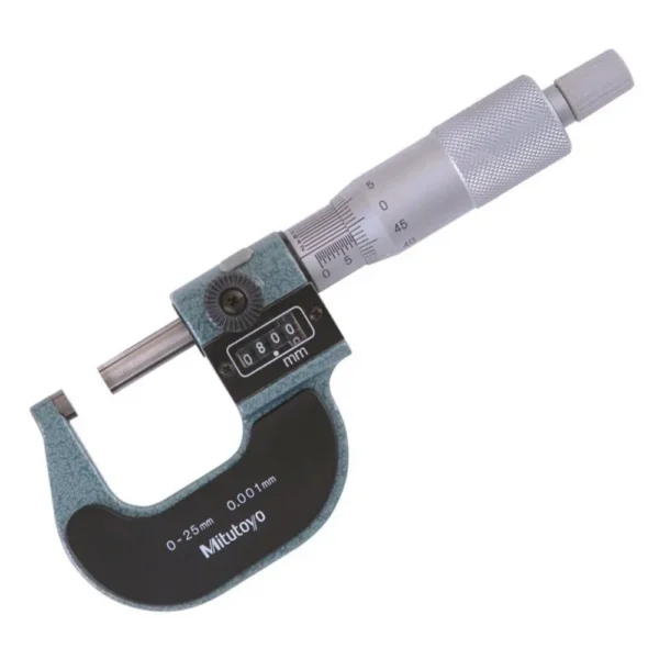 Mitutoyo 193-111 Mechanical Digit Counter Micrometer 0-25mm,0.001mm - Image 2