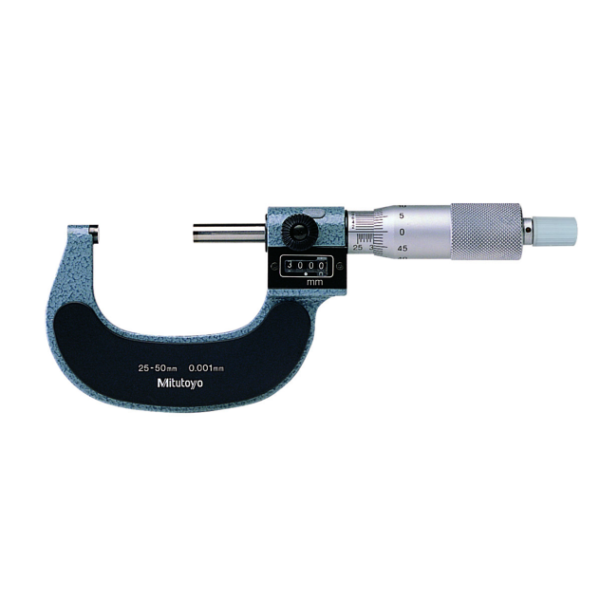 Mitutoyo 193-112 Mechanical Digit Counter Micrometer 25-50mm, 0.001mm