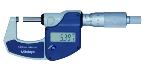 Mitutoyo 293-821-30 Outside Digital Micrometer (0 – 25 mm), only metric - Image 3