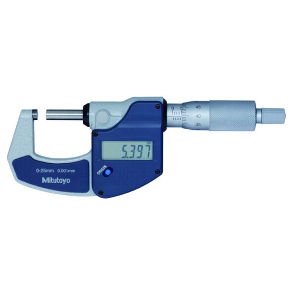Mitutoyo 293-821-30 Outside Digital Micrometer (0 – 25 mm), only metric