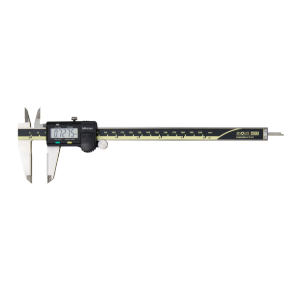 Mitutoyo 500-177-30 Digimatic OD/ID Carbide Tipped Jaws Caliper 0-200mm (0-8″), with SPC Output