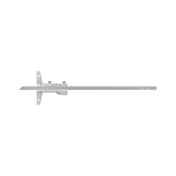 Mitutoyo 527-113 Vernier Depth Gage: 0-12″ (.001″) Fine Adjustment
