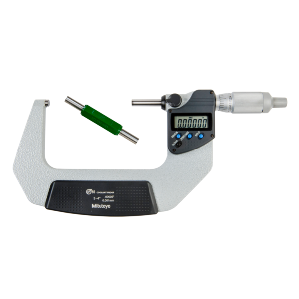 Mitutoyo 293-347-30 Digimatic Micrometer IP65 75-100mm (3-4″)