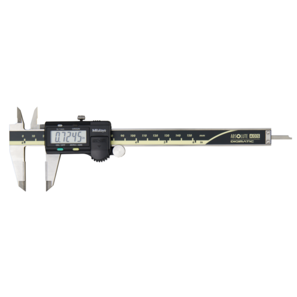 Mitutoyo 500-174-30 ABSOLUTE Digimatic OD Carbide-Tipped Jaws Caliper SPC Data Output 0-150mm (0-6″)