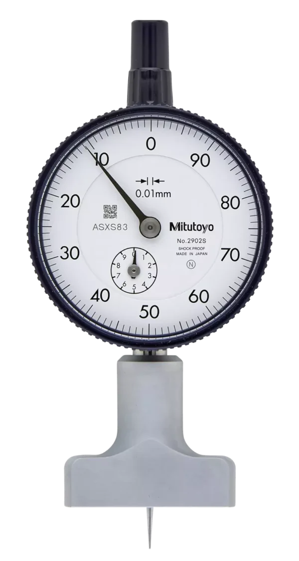Mitutoyo 7210A (0.01mm) Dial Indicator Depth Gauge with Needle Contact Point 0-10mm