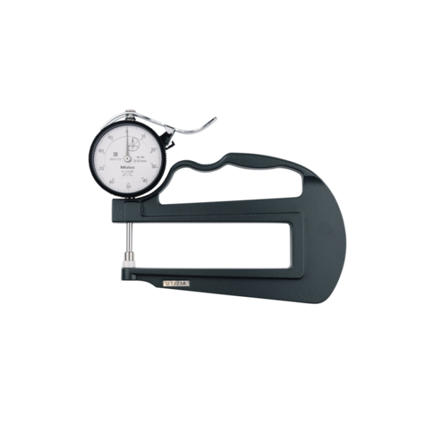 Mitutoyo 7323A (0.01mm) Deep Throat Dial Indicator Thickness Gauge 0-20mm