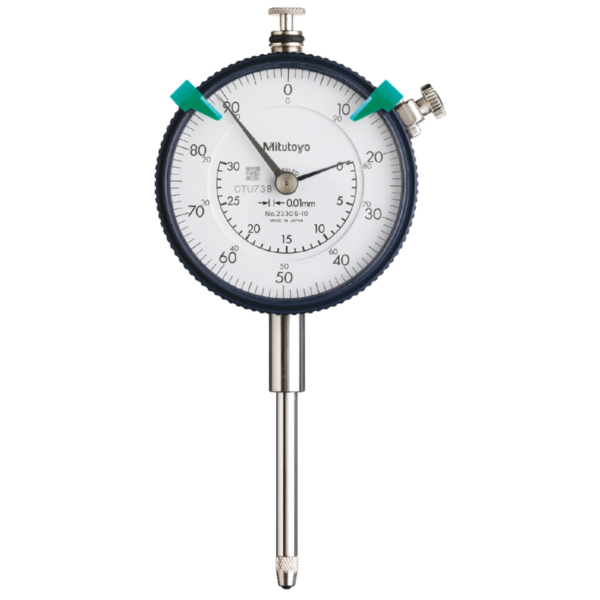 Mitutoyo 2330A-10 (0.01mm) Lug Back Coaxial Revolution Counter Dial Indicator 30mm