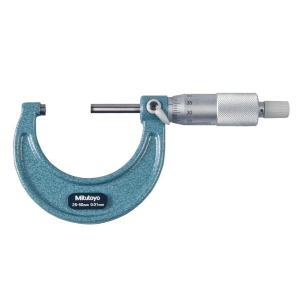 Mitutoyo 103-138 (0.01mm) Ratchet Stop Economy Design Micrometer 25-50mm