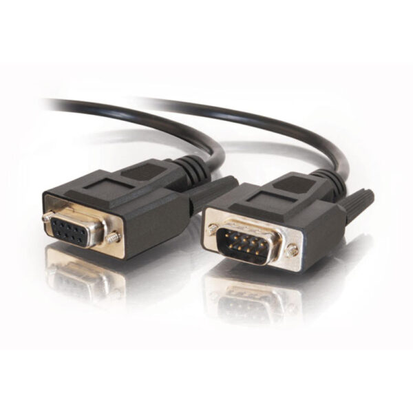 Vimkan DB9 RS232 Serial Cable Male to Female Null Modem Cord Full Handshaking 7 Wire Crossover for Data Communication Computer Switch Router (3M)