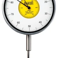 BAKER K72 DIAL GAUGE PLUNGER TYPE (0.01 MM L.C., 50 MM RANGE, GRADUATION 0-100)