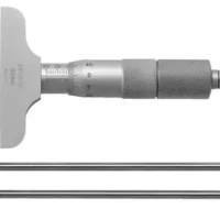 Mitutoyo 129-113 Interchangeable Rod Depth Micrometer 101mm Base 0-50mm