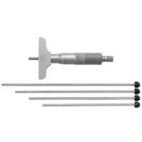 Mitutoyo 129-115 Interchangeable Rod Depth Micrometer 101mm Base 0-100mm