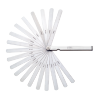 Mitutoyo 184-304S Feeler Gauge Set 20 Leaves 0.05-1mm