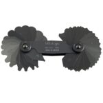 Mitutoyo 186-105, Radius Gage Set, 17 Pairs of Leaves, 1mm to 3mm by 0.25mm, 3.5mm to 7mm by 0.5mm