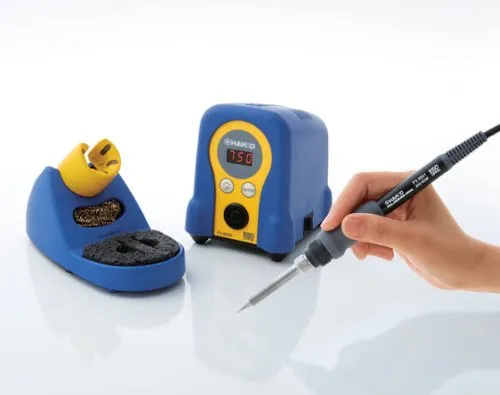 HAKKO soldering station FX-888D with Soldering Iron, Stand, Sponge, Cleaning wire - Image 2